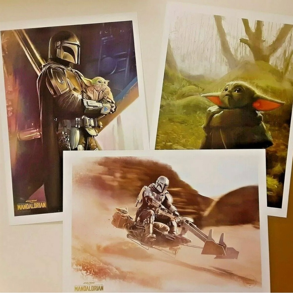 Star Wars The Mandalorian Lithograph Set